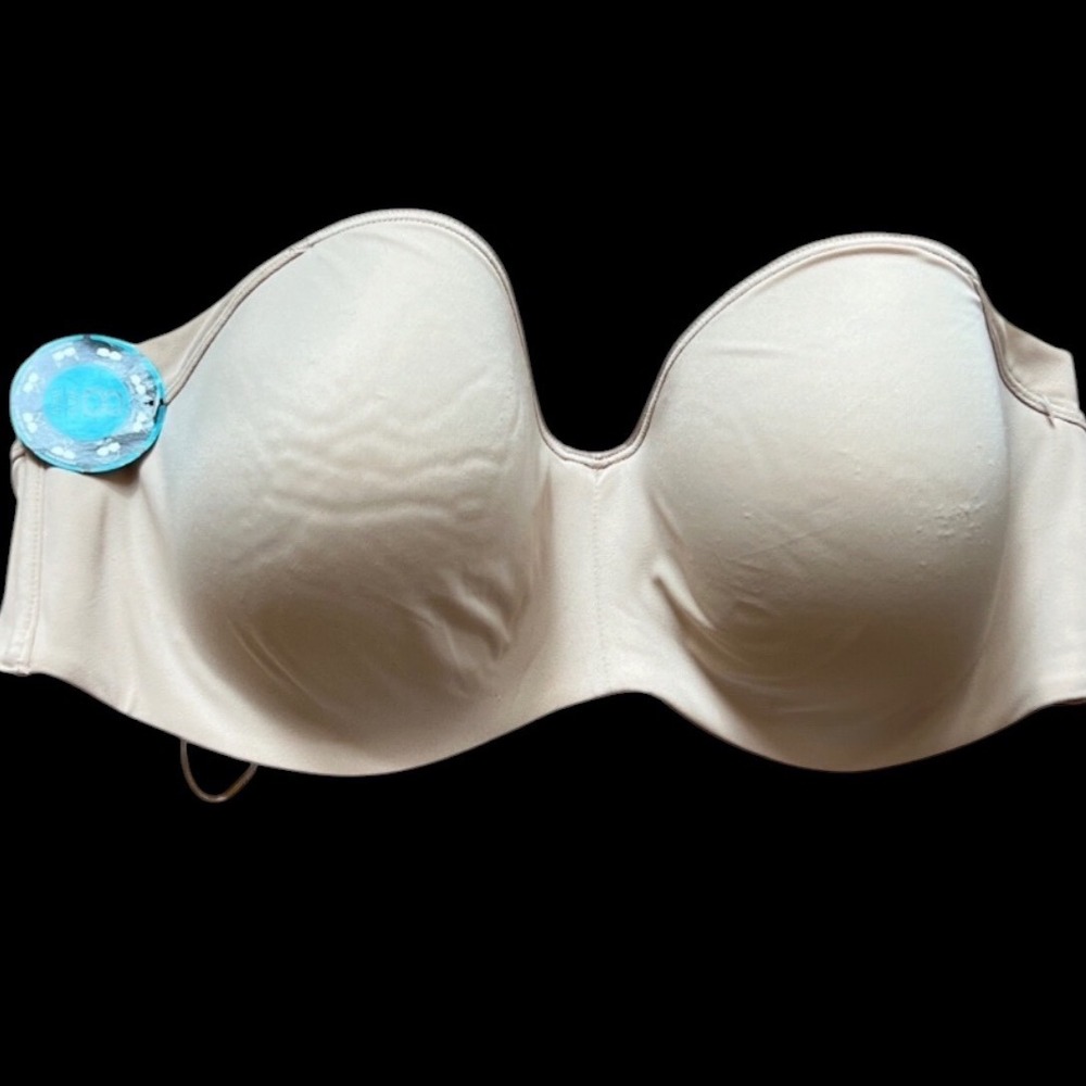 Bali One Smooth‎ U 8-Way Multiway Strapless Underwire Bra 6562 Nude 42C NEW Plus